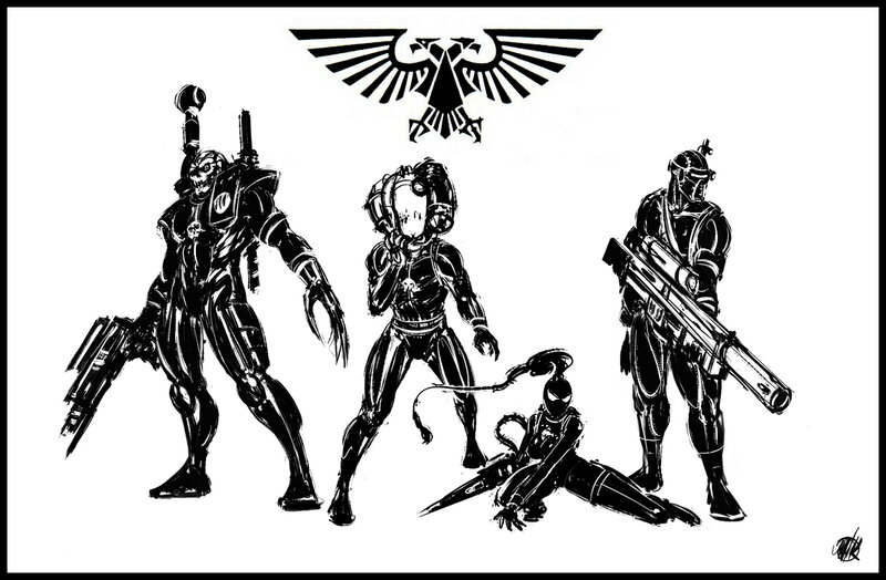 Warhammer 40k concept art