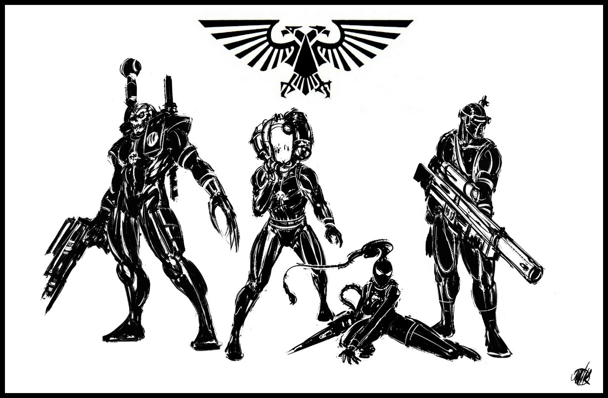Warhammer 40k concept art