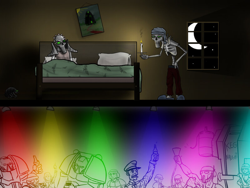 Warhammer 40k Night Scene