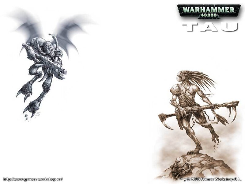 Warhammer 40k Tau artwork
