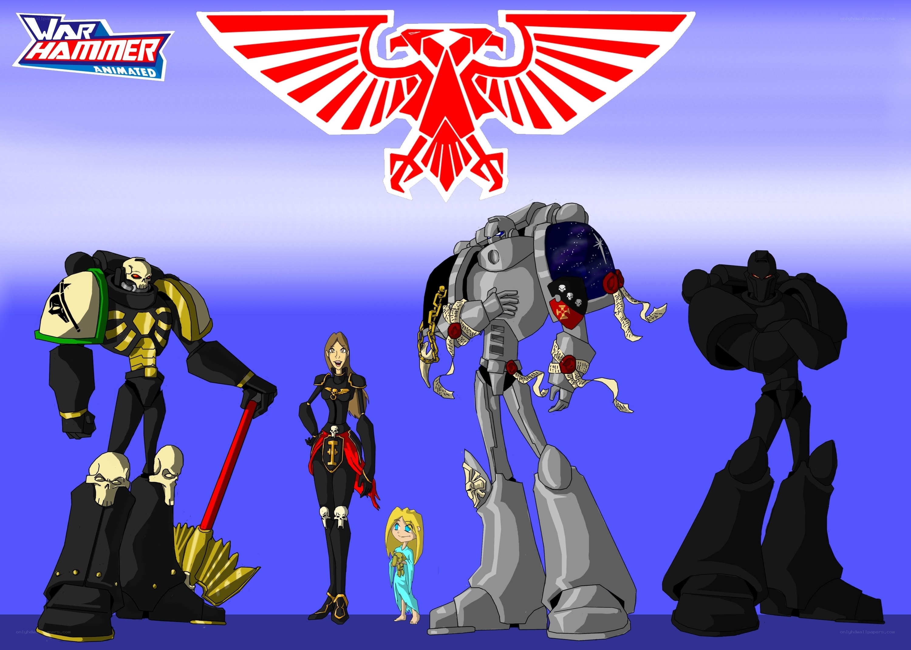 Warhammer animated characters