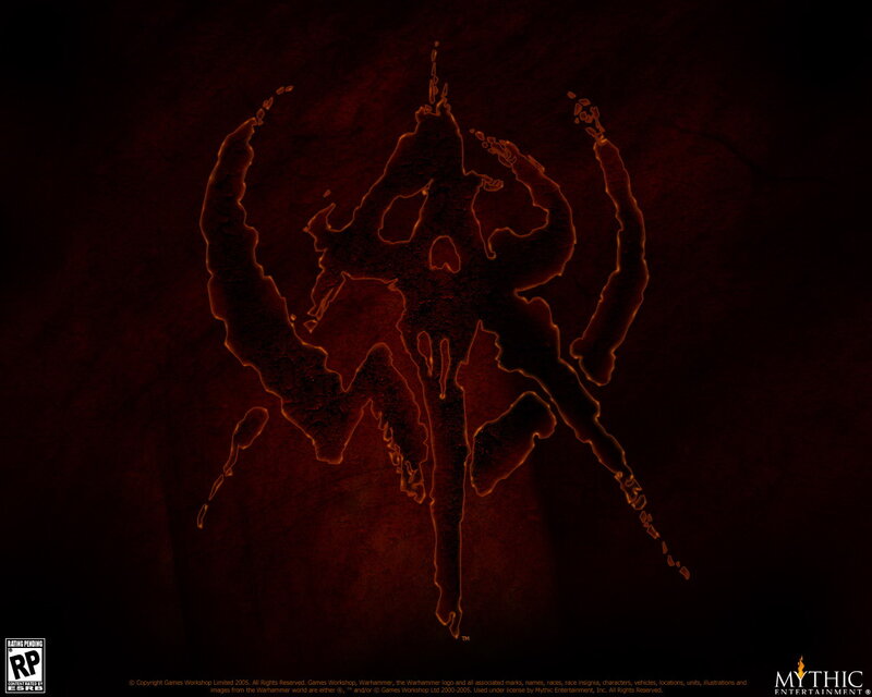 Warhammer Chaos Symbol — Red