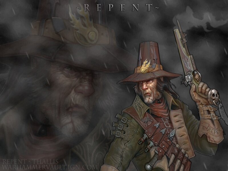Warhammer character concept art