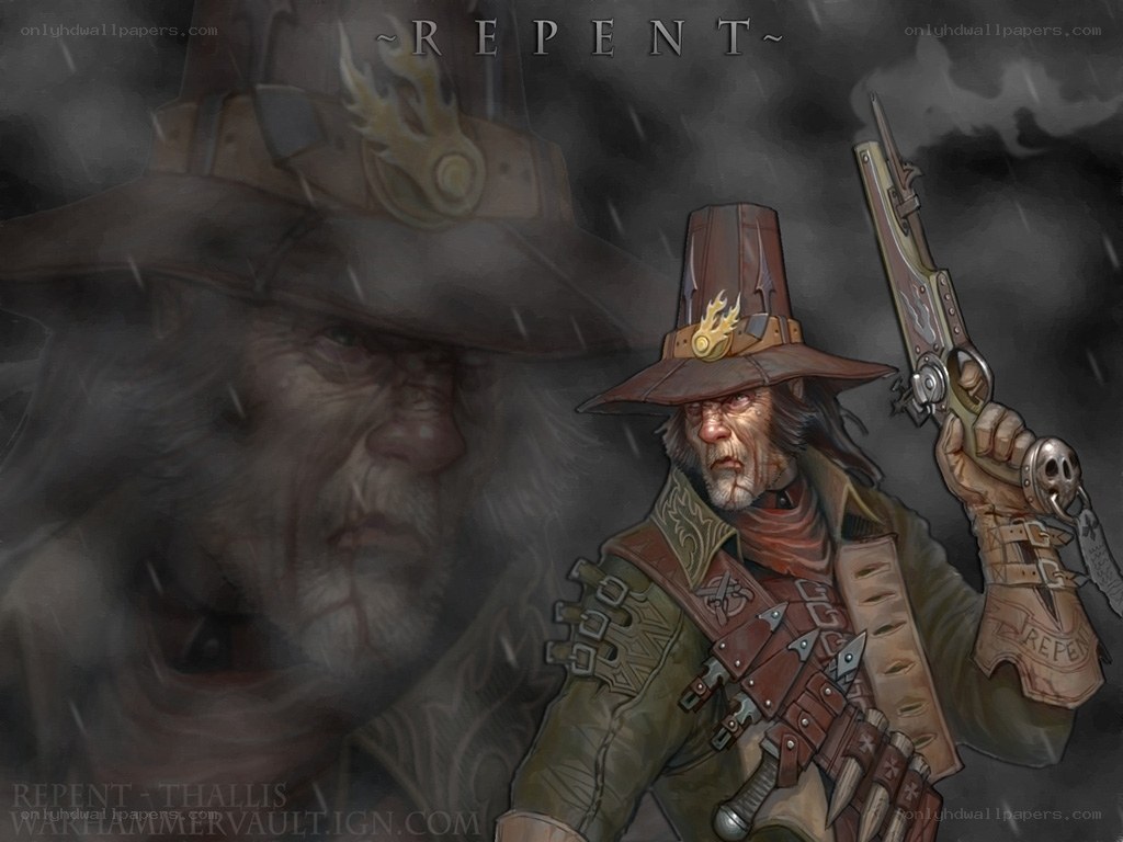 Warhammer character concept art