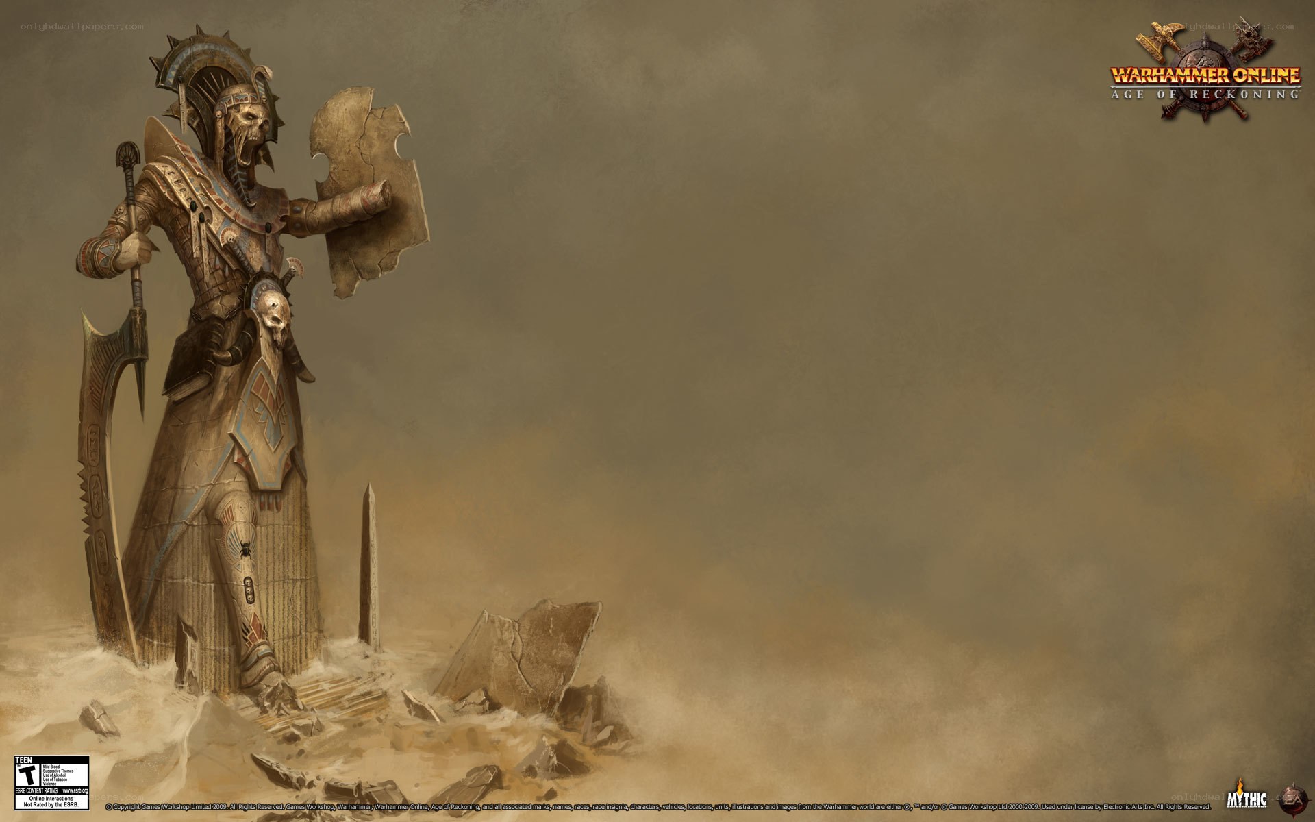 Warhammer Online character art
