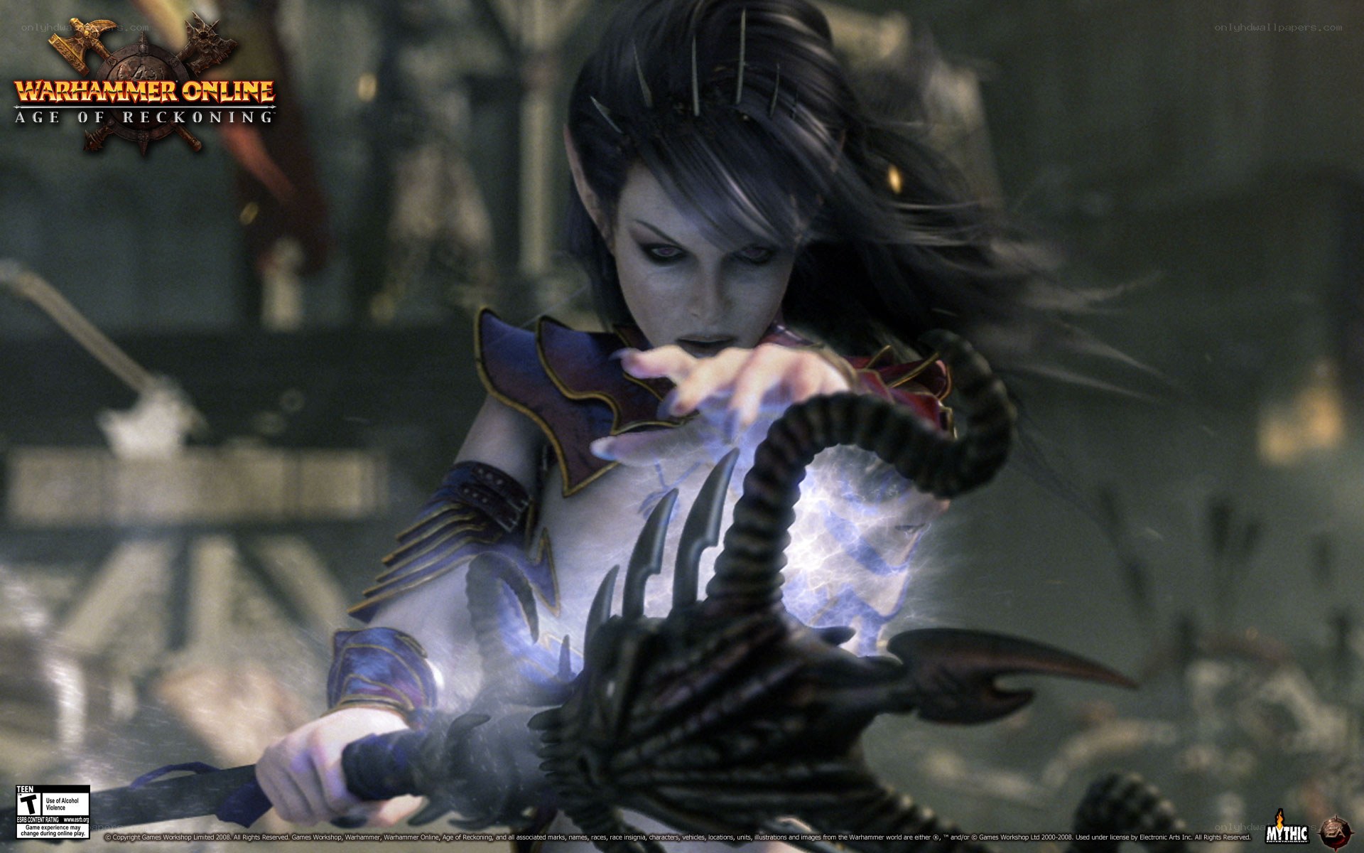 Warhammer Online character casting spell