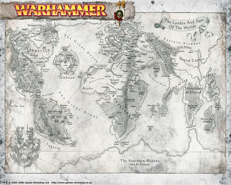 Warhammer World Map