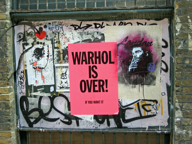 Warhol is Over poster