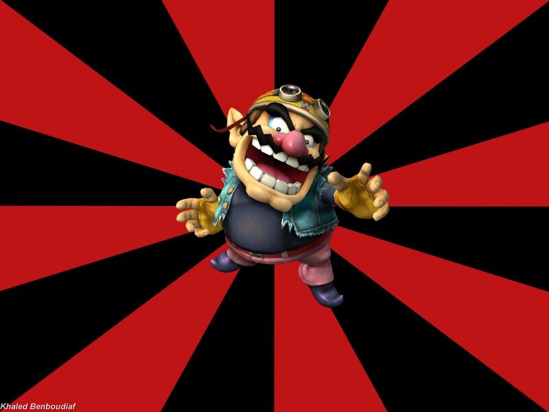Wario in a dynamic pose