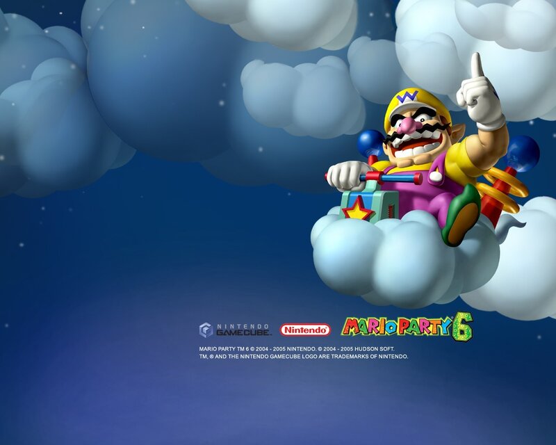 Wario on a Cloud