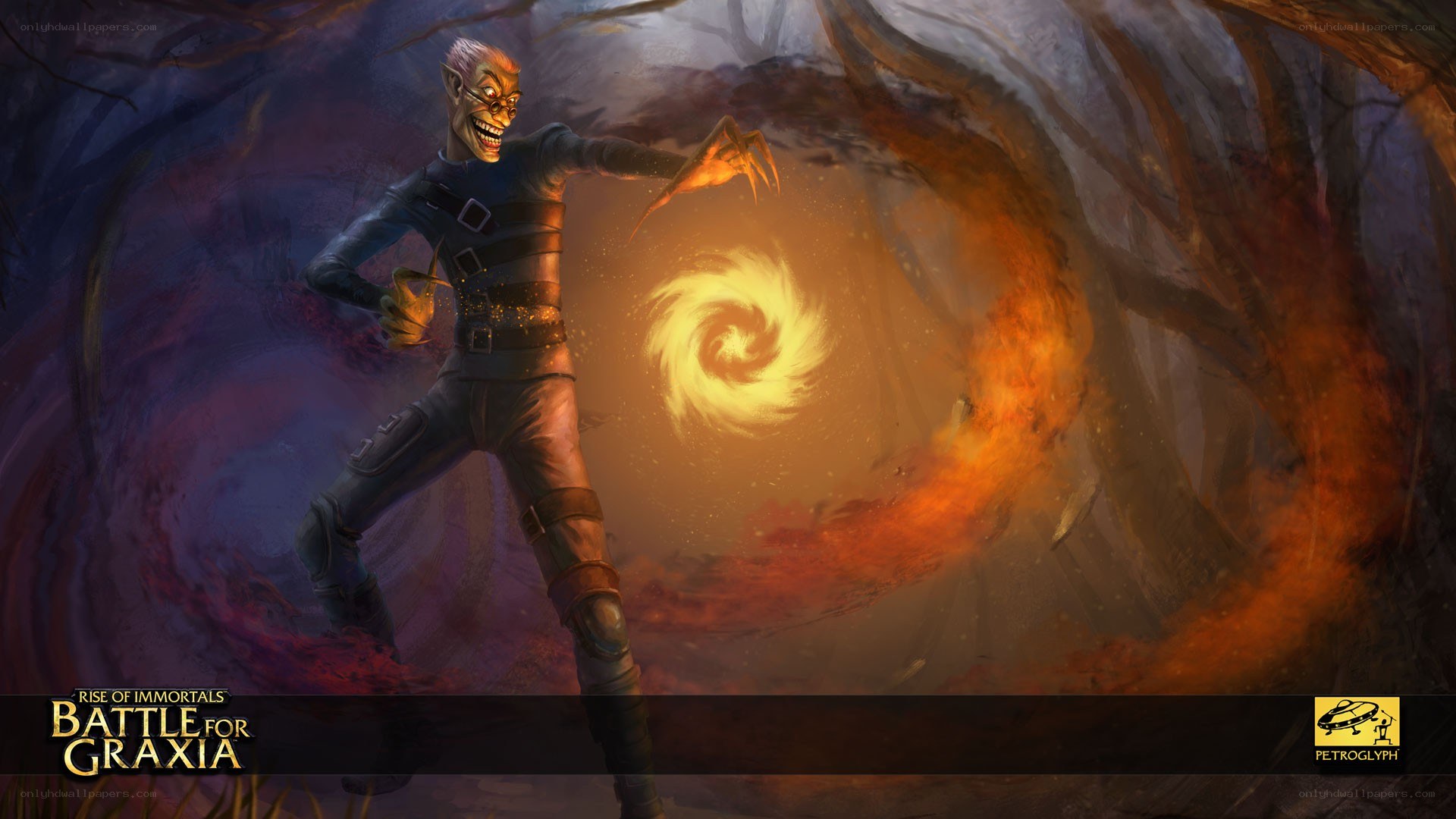 Warlock casting a spell