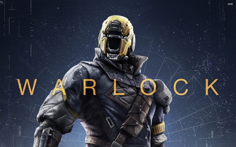 Warlock Character — Black