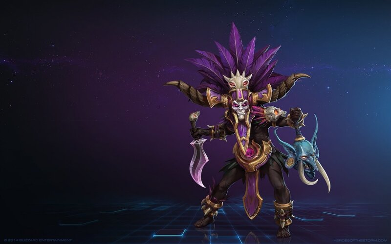 Warlock character in purple armor
