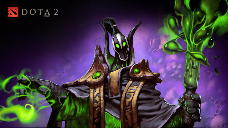 Warlock Character — Purple