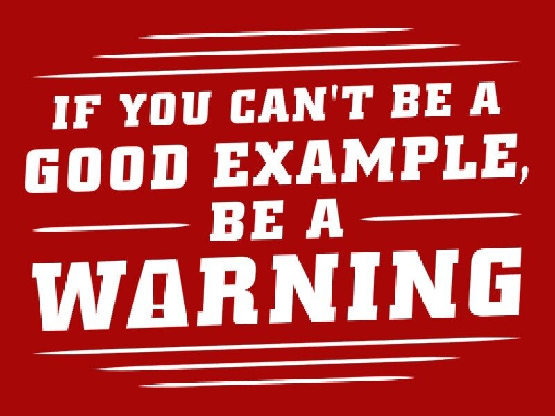 warning message text