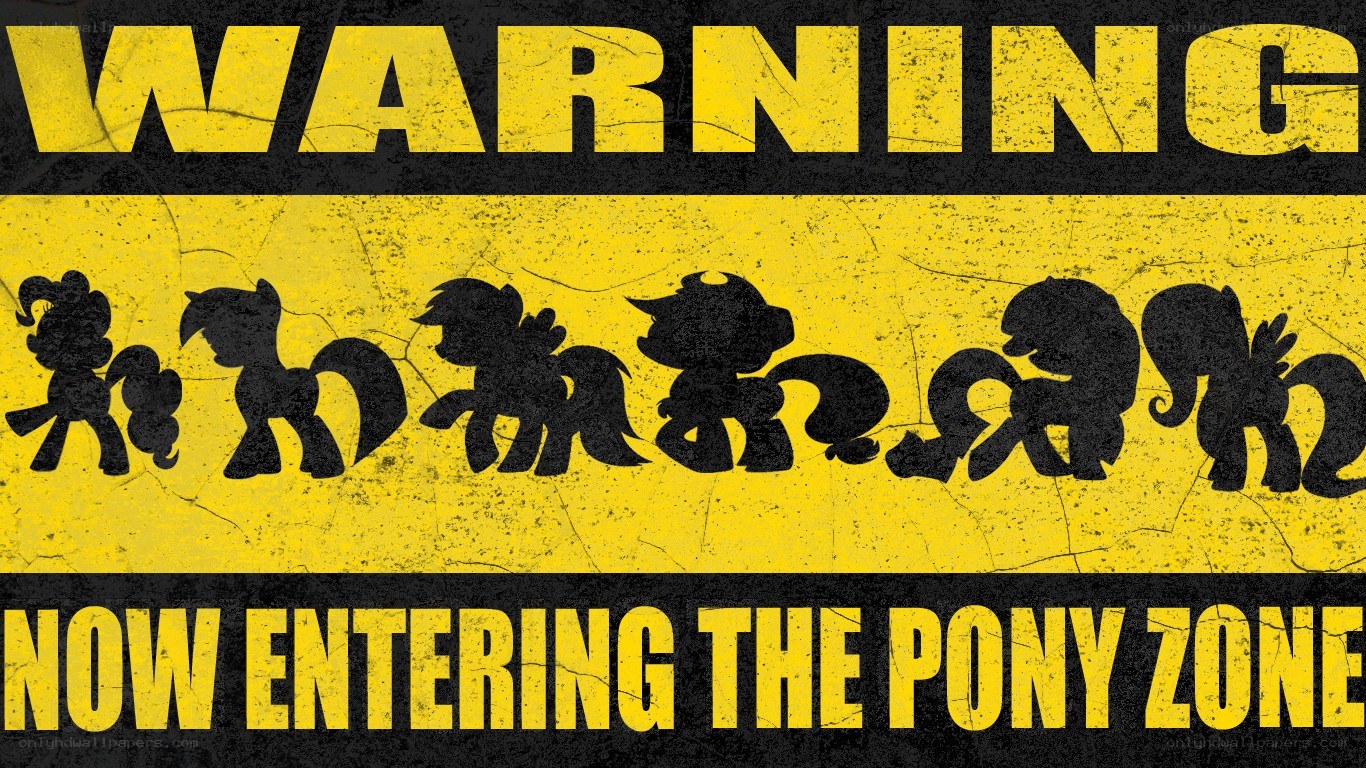 warning pony zone