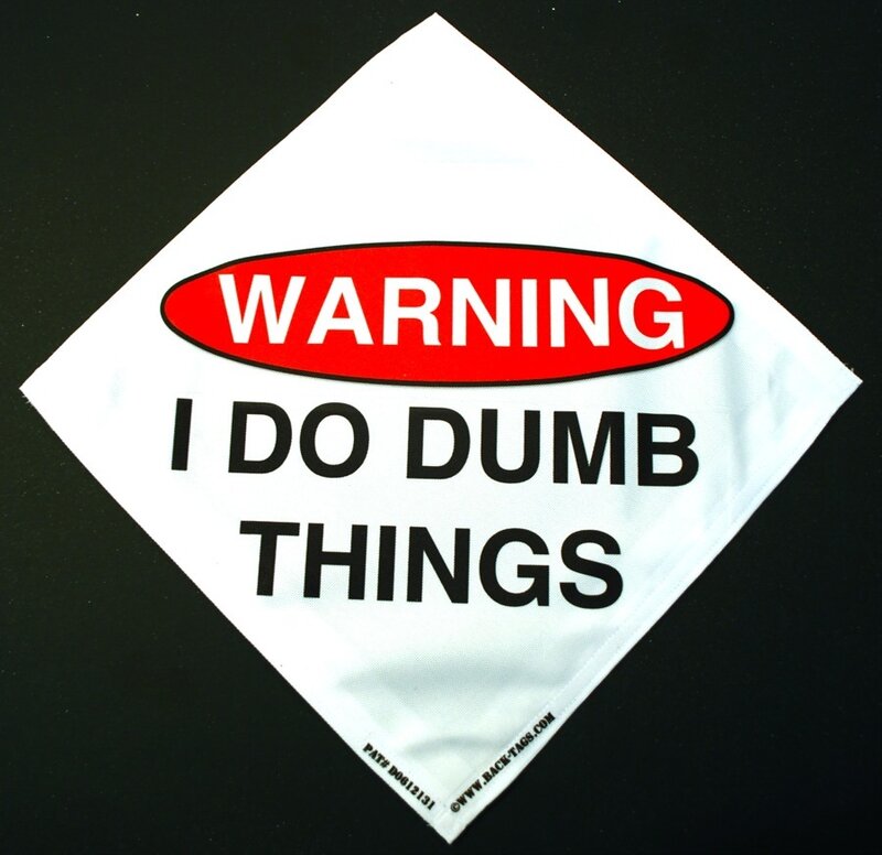 Warning Sign Bandana