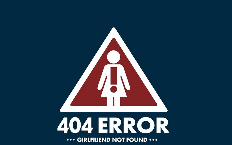 Warning Sign with Girl Icon
