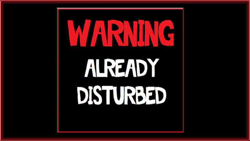Warning Sign with Text — Black, Alerting