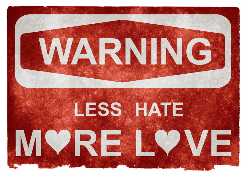 Warning Sign with Text — Red, Serious