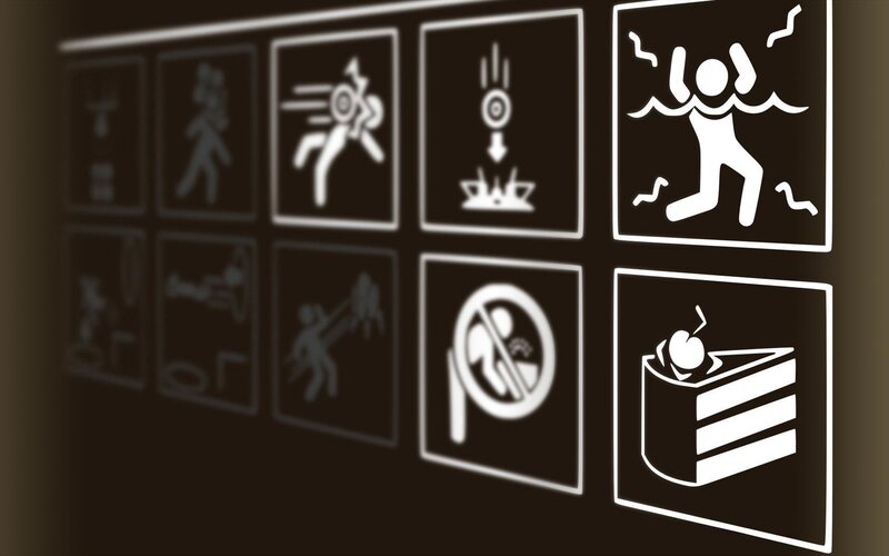 warning signs and icons