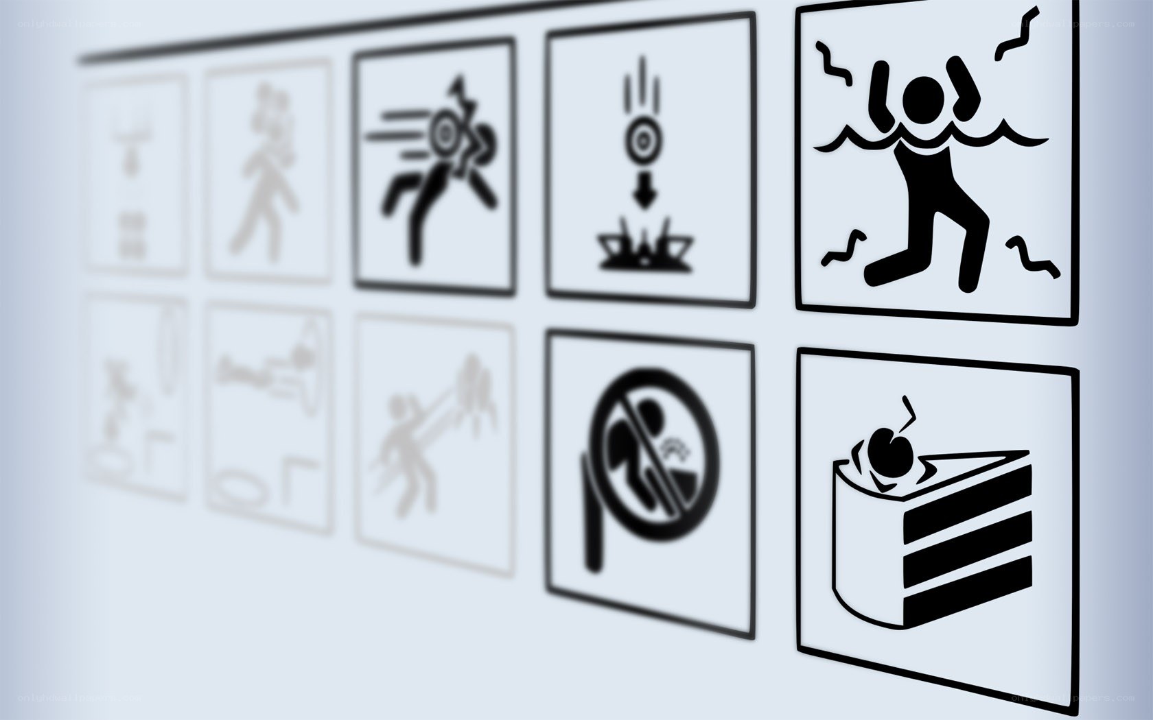 warning signs and icons