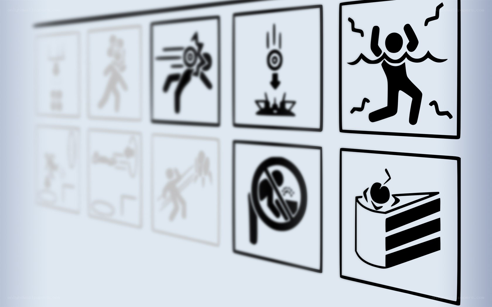 warning signs and icons