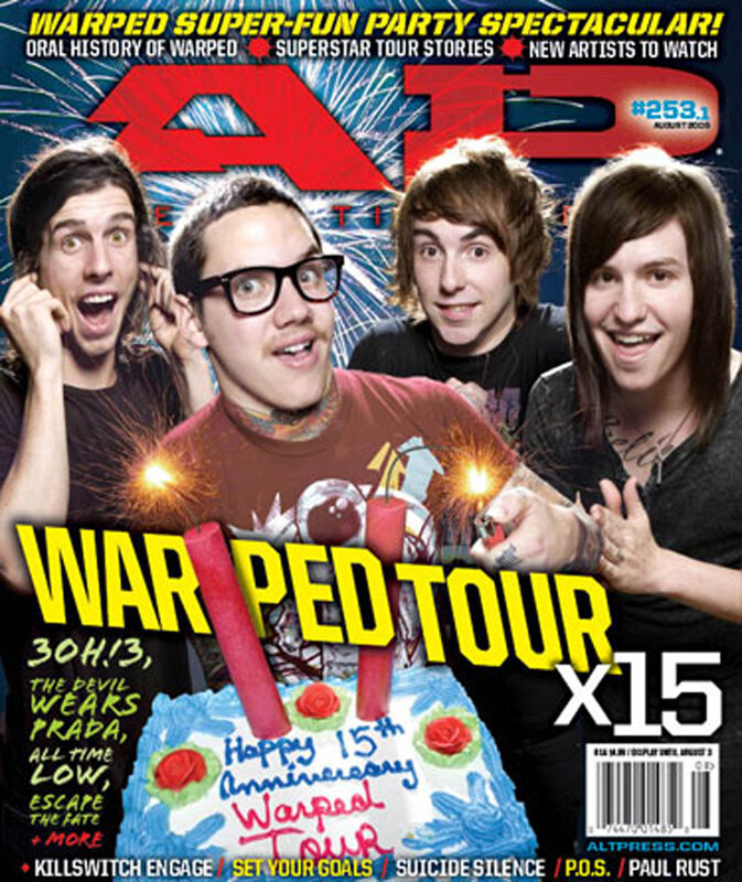Warped Tour magazine cover