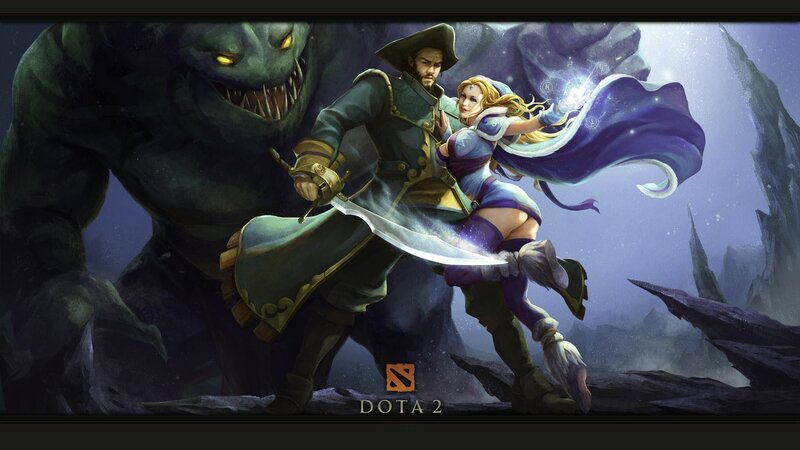Warrior and Mage Fighting