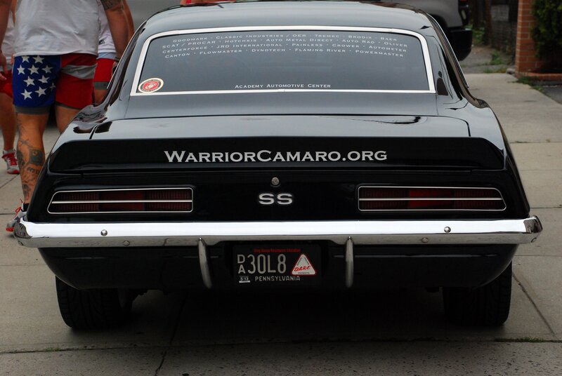 Warrior Camaro rear view