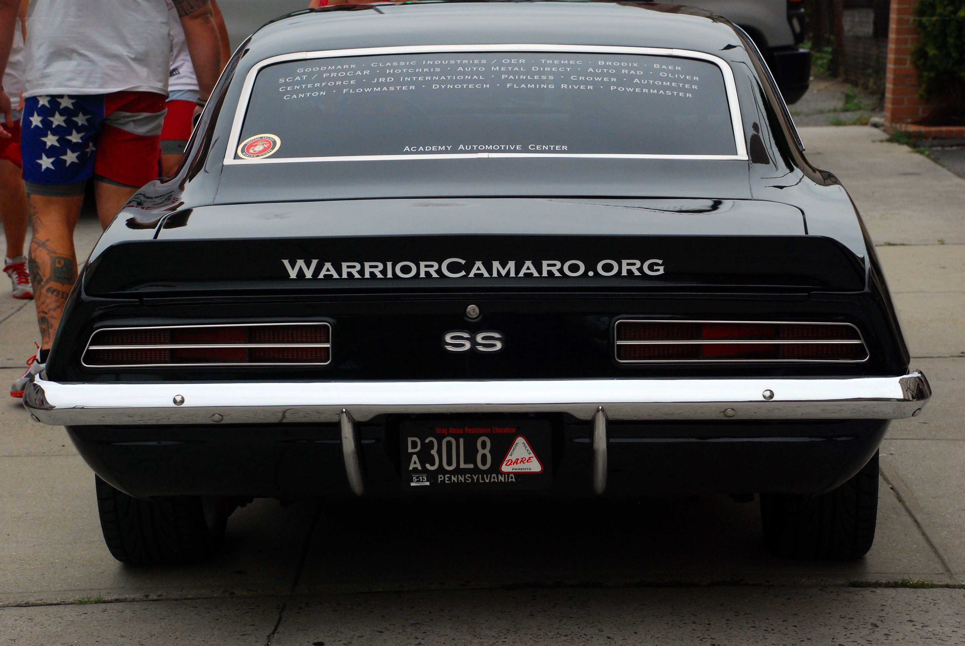 Warrior Camaro rear view