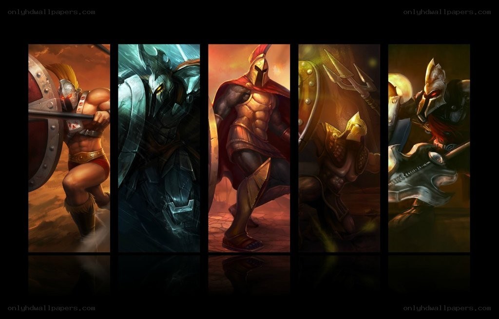 Warrior champions in battle
