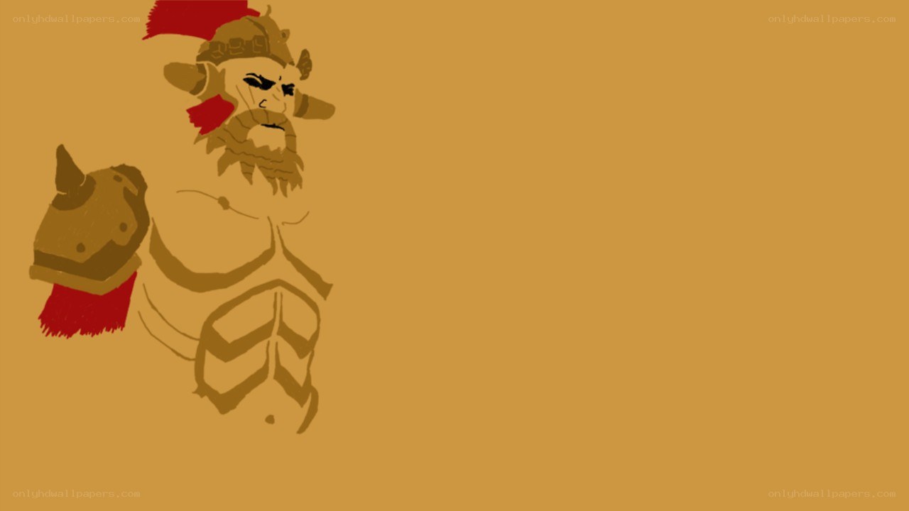warrior character illustration