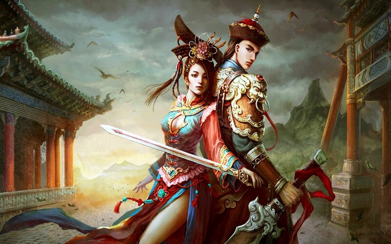 Warrior Couple in Armor