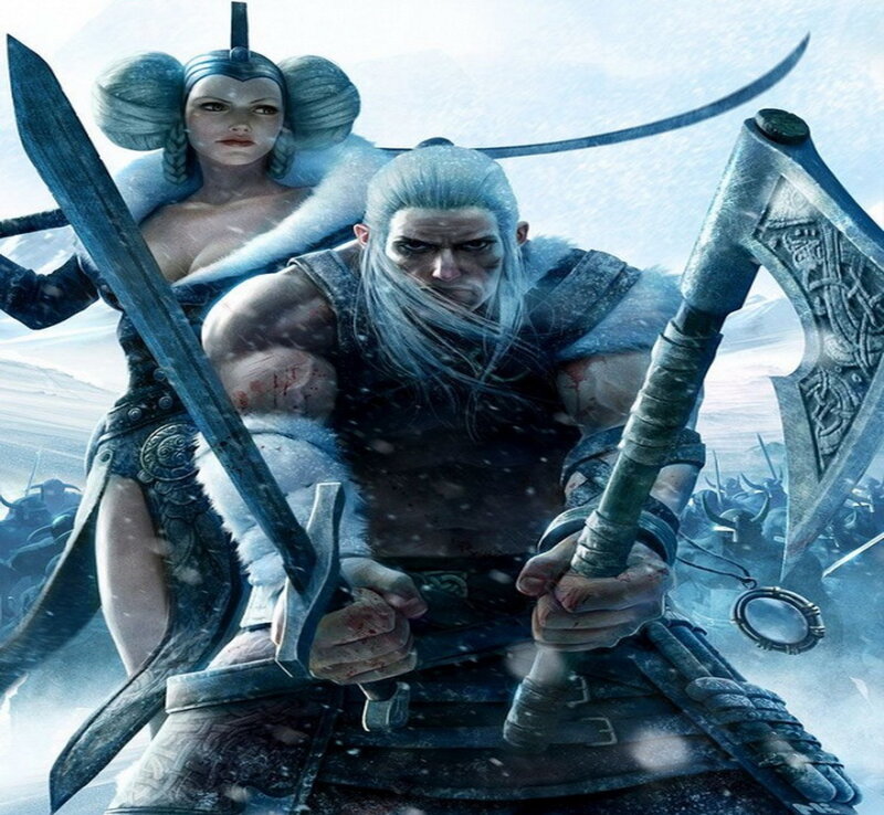 Warrior Couple in Snow