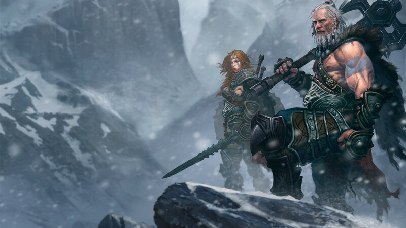 Warrior Duo in Snow