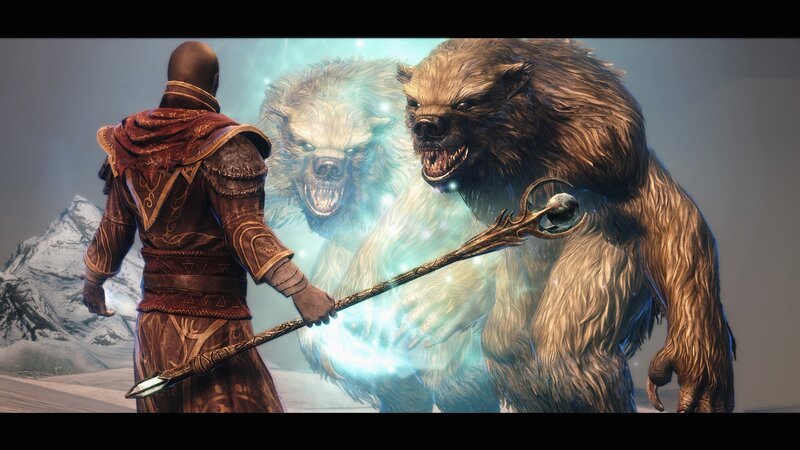 Warrior Facing Bears