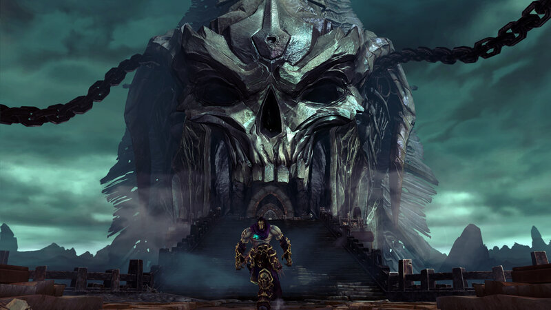 Warrior Facing Skull Gate