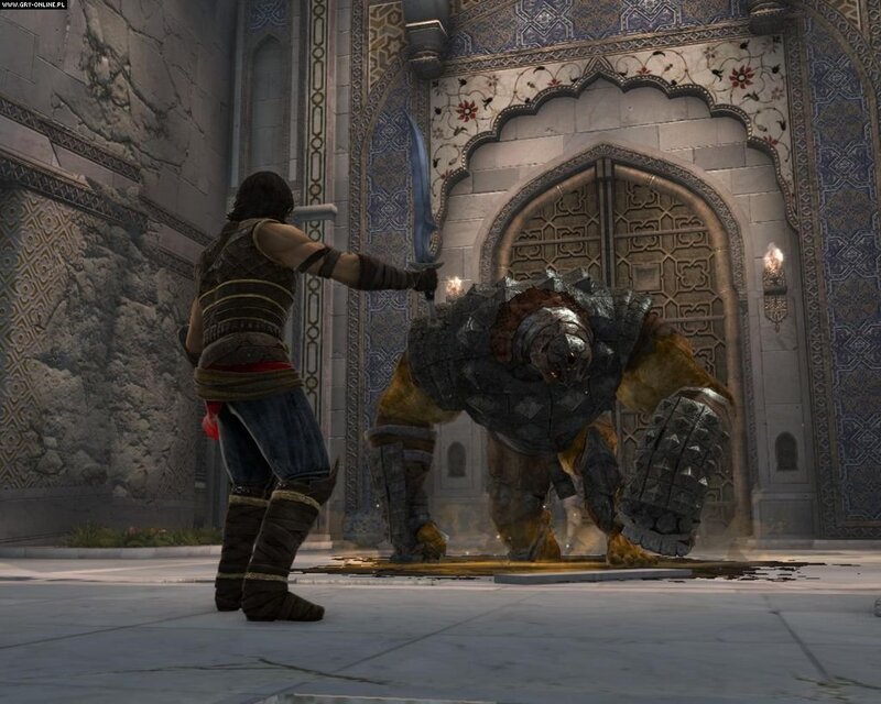 warrior fighting a stone golem