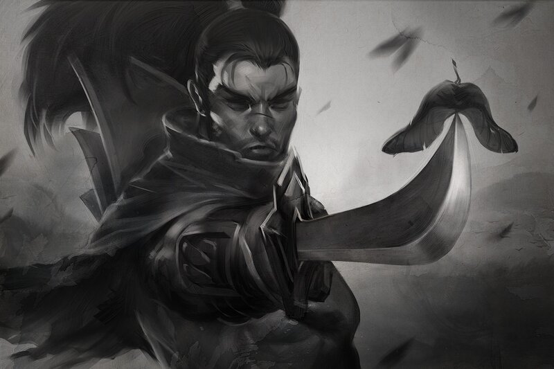 Warrior Holding a Blade