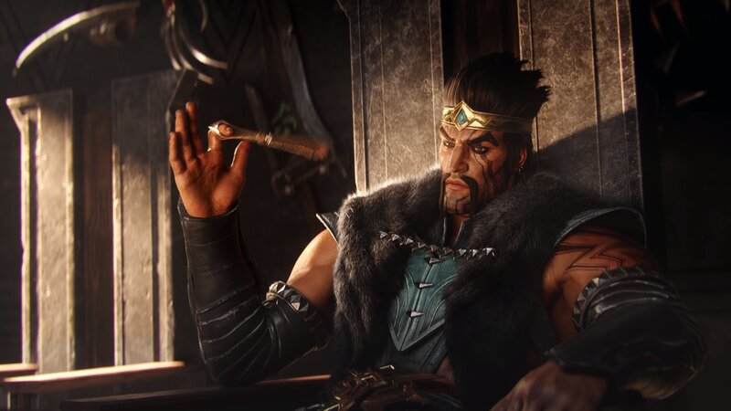 Warrior Holding a Dagger