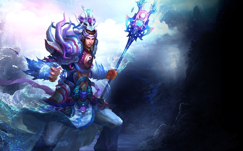 Warrior Holding a Staff