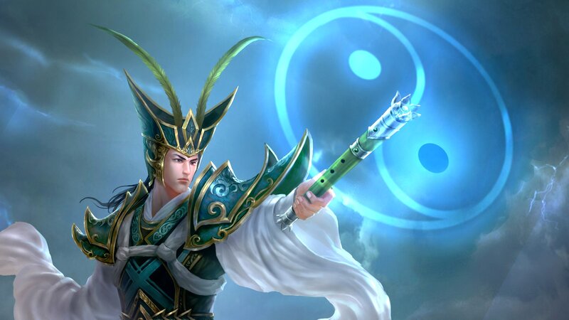 Warrior Holding Flute