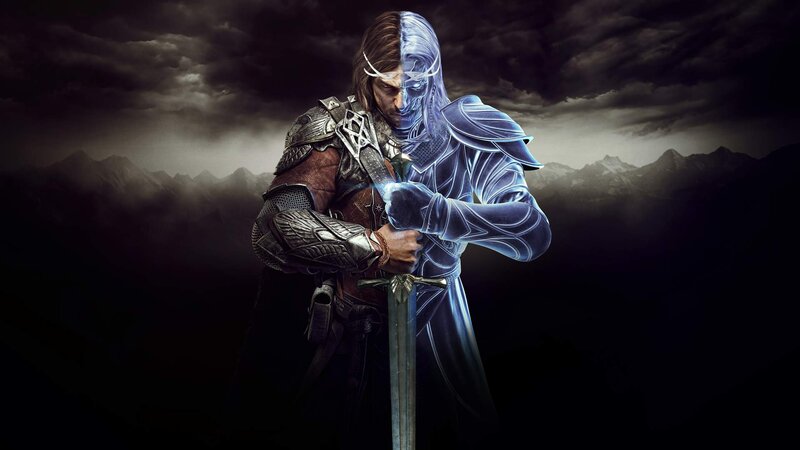Warrior Holding Sword — Black