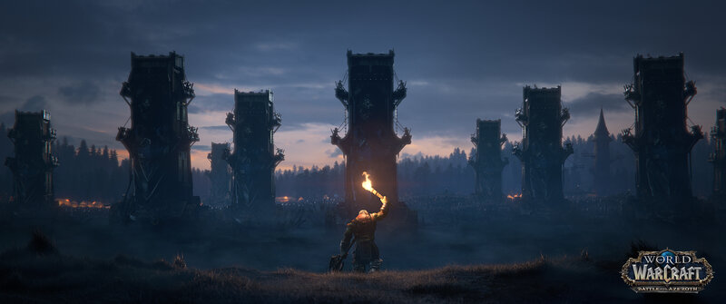 Warrior Holding Torch