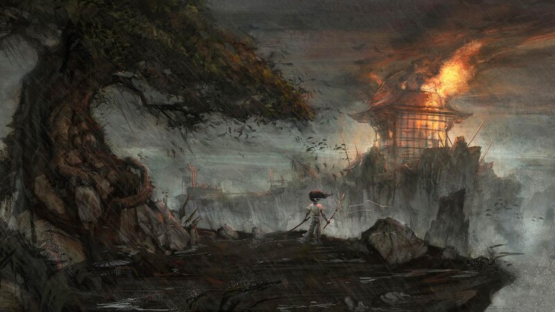 Warrior in a burning world