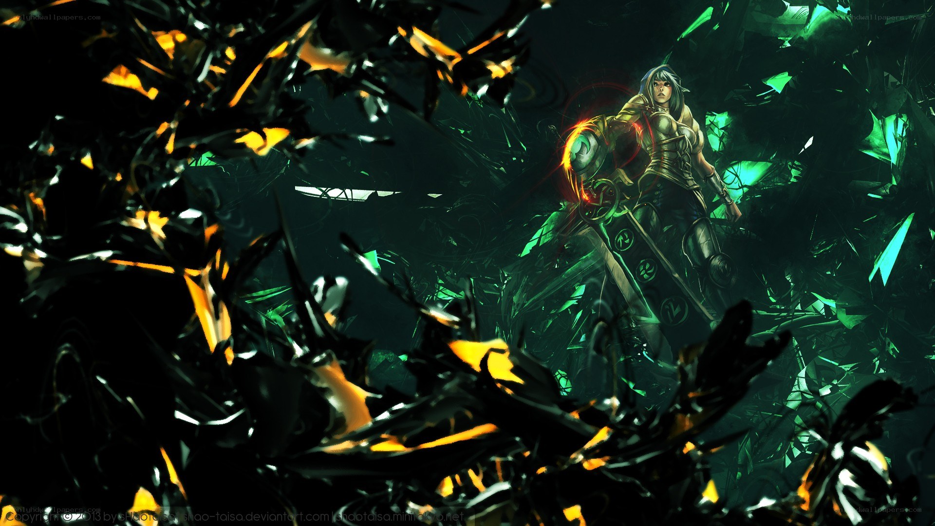 warrior in a shattered realm