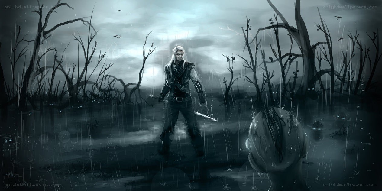 warrior in a swamp