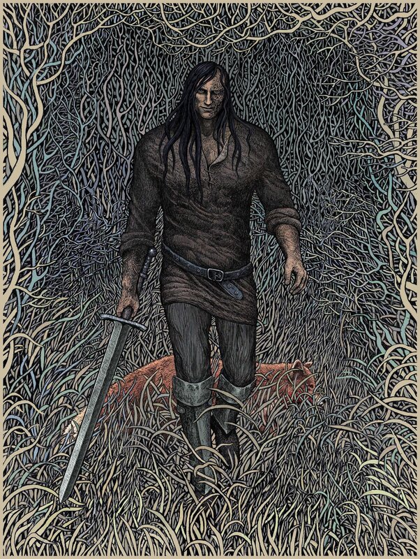 Warrior in a thicket