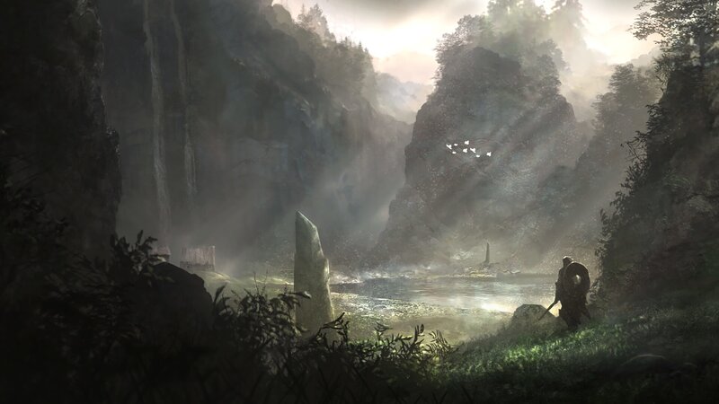 Warrior in a Valley